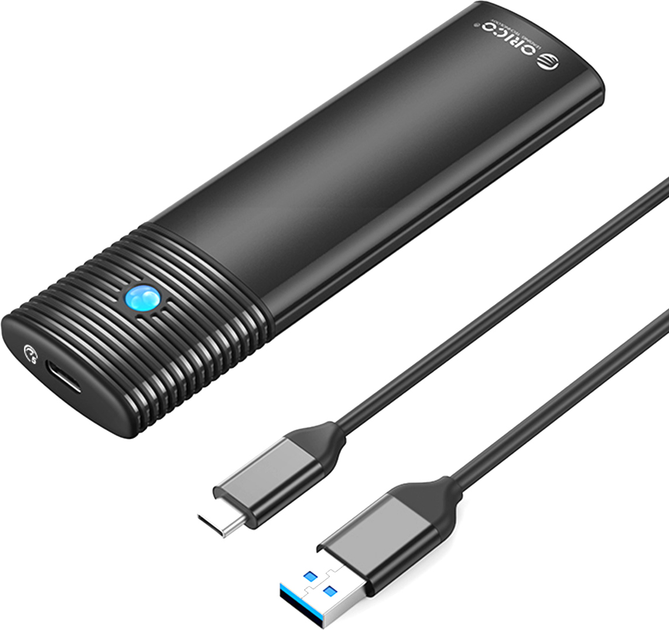 Zewnętrzna kieszeń Orico M.2 SATA USB-C 5 Gb/s, czarna (PWM2-BK-EP) - obraz 1