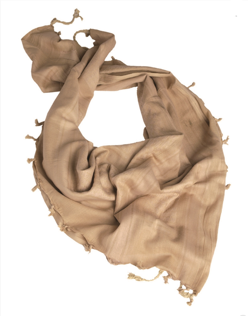 Арафатка шарф-шемаг тактический Хлопок 110x110см Mil-Tec Универсальный Койот 4046872159343 (12612000) - изображение 1