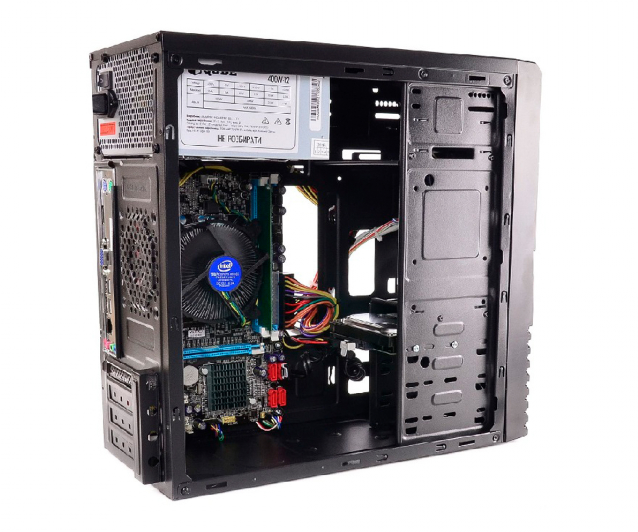 Компьютер QUBE QB05M Tower / Intel Core i3-8100 (4 ядра по 3.6GHz) / 8GB DDR4 (2666 MHz) / 240GB SSD / 400W / H310 - изображение 4