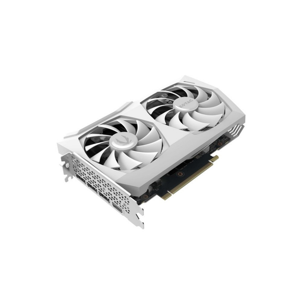 Відеокарта ZOTAC GeForce RTX 3060 12GB GDDR6X AMP білий (ZT-A30600F-10P) - Фото 2 Відеокарта ZOTAC GeForce RTX 3060 12GB GDDR6X AMP білий (ZT-A30600F-10P) - зображення 2