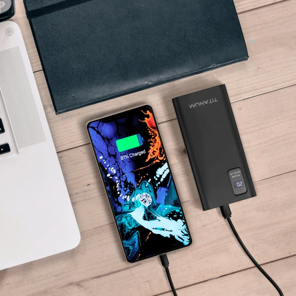 Павербанк TITANUM 727S 20000mAh 22.5W Black - зображення 5