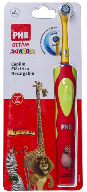 Електрична зубна щітка для дітей PHB Active Junior Electric Toothbrush Blue (8437010507366) - зображення 1