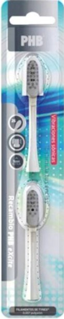 Комплект змінних головок для зубної щітки PHB Rechange Toothbrush Plus Excite 2U (8437010501081) - зображення 1