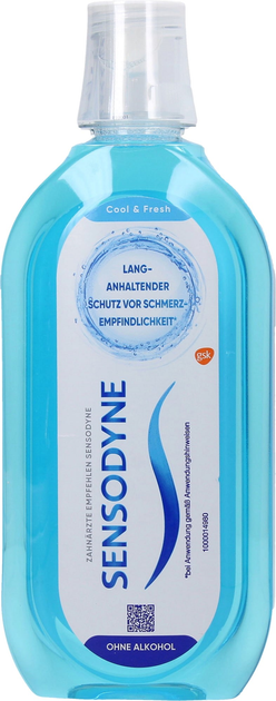 Płyn do płukania ust Sensodyne Cool Mint Mouthwash 500 ml  (8431890077230) – kupuj z dostawą na terenie Polski