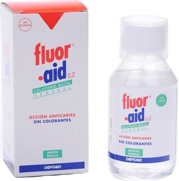 Płyn do płukania ust Fluor Aid Weekly Mouthwash 150 ml (8427426032002) - obraz 1