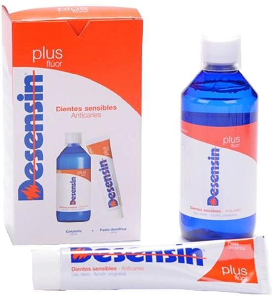 Zestaw Desensin Plus Paste 125 ml and Mouthwash 500 ml (8427426016125) - obraz 1