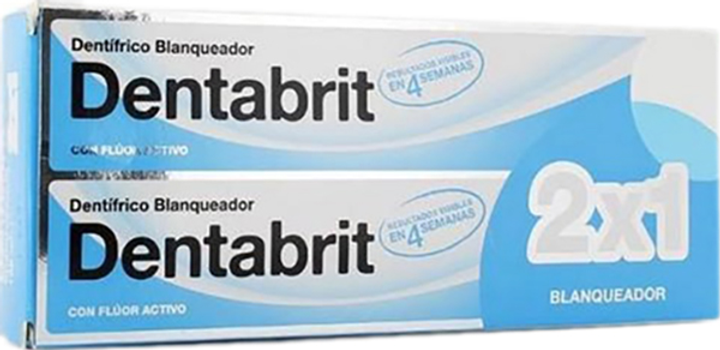 Зубна паста Dentabrit Whitener Toothpaste Pack Duo 2x125 ml (8410403704924) - зображення 1