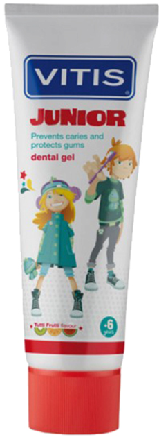 Pasta do zębów dla dzieci Dentaid Vitis Junior Gel 75 ml Toothpaste (8427426047242) - obraz 1