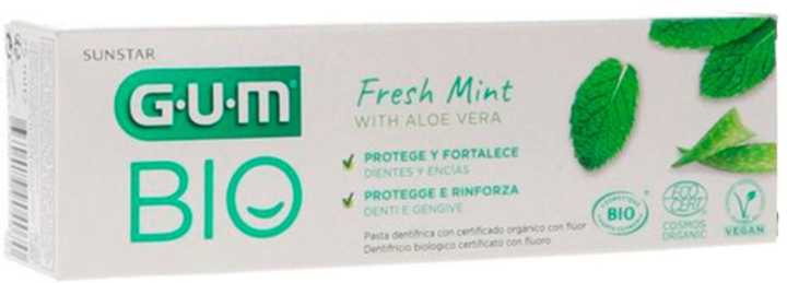 Зубна паста Gum Bio Toothpaste Gel Mint 75 ml (7630019904070) - зображення 1