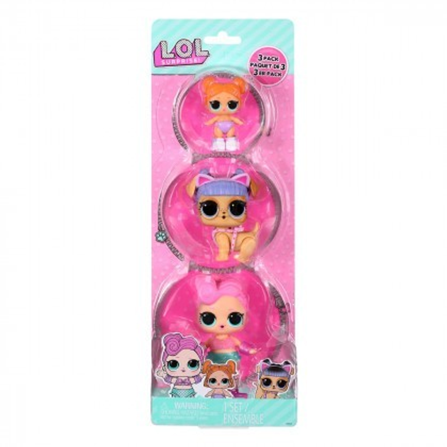 Кукла L.O.L. Surprise! OPP Tot + Pet + Lil Sis Уэйвс Канзас К9 Лил Битс ...