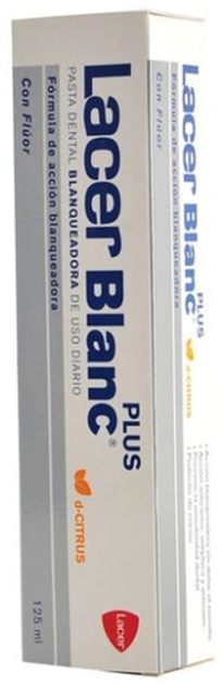Зубна паста Lacer Lacerblanc Plus D Citrus 125 ml (8470001576552) - зображення 1