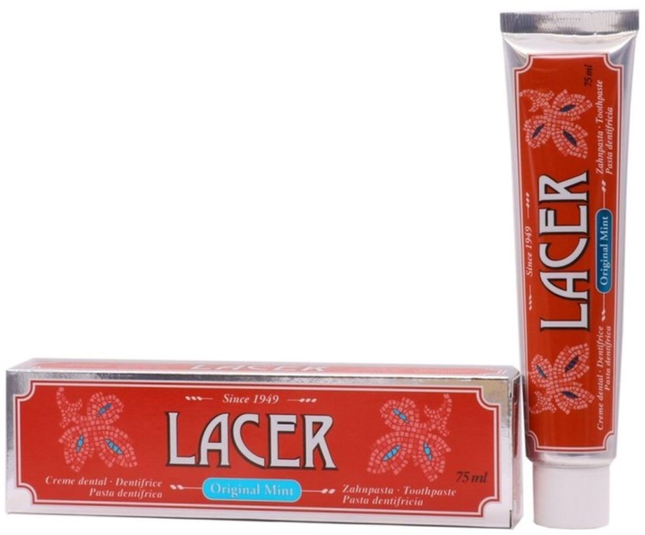 Зубна паста Lacer Original Mint Toothpaste 75 ml (8430340049889) - зображення 1