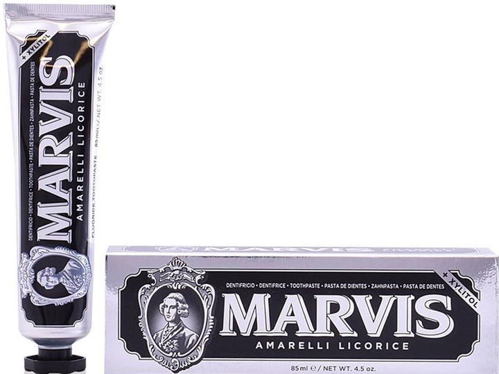 Зубна паста Marvis Amarelli Licorice Toothpaste 25 ml (8004395111343) - зображення 1