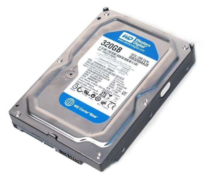 Жорсткий диск Western Digital Caviar Blue 320GB 7200rpm 8MB WD3200AAJS 3.5 SATAII - изображение 3