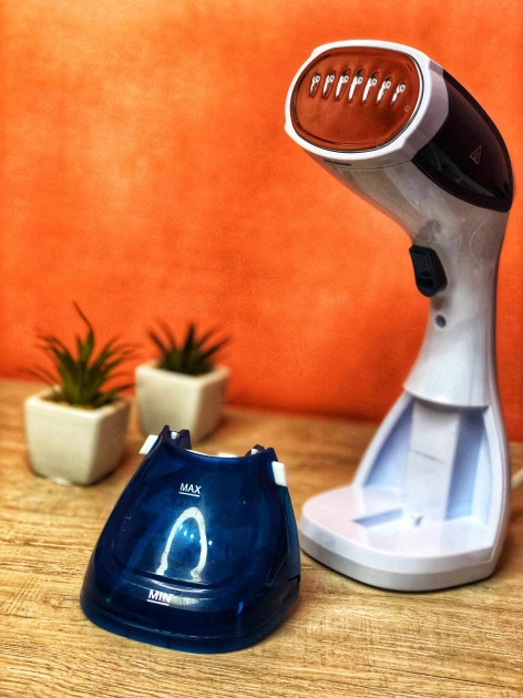 Техніка ручної для одягу Glamouric Steamer Df-019 пароочисник для речей і штор 1100 Вт Білий - зображення 4