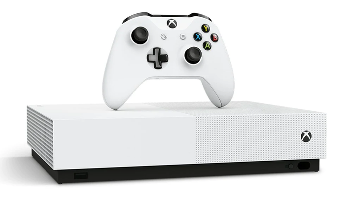 Набір Консоль Microsoft Xbox One S All-Digital Edition 1TB White Б/У + Геймпад Бездротовий Microsoft Xbox One Version 2 White Б/У - зображення 4