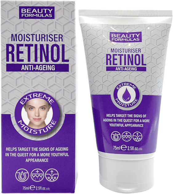 Krem nawilżający anti-ageing z retinolem Beauty Formulas 75 ml (5012251013437) - obraz 1