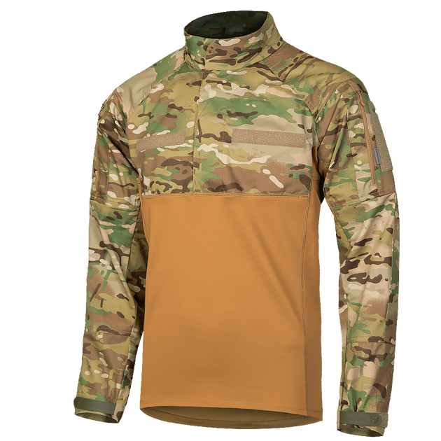 Рубашка тактическая полевая износостойкая летне-весенняя рубашка KOMBAT XXXL Multicam/Койот (OR.M_3018) - изображение 1