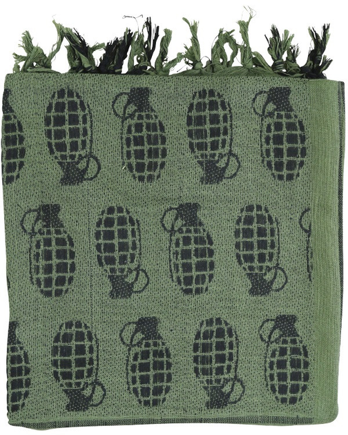 Арфатка шемаг тактична польовий шарф бавовняний KOMBAT 110x115см оливковий (OR.M_198) - зображення 1