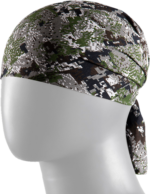 Бандана тактическая универсальная маскировочная бандана для спецслужб KOMBAT 60х60см 1117 Sitka Green (OR.M_80) - изображение 1