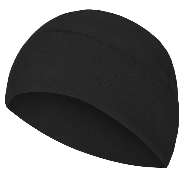 Шапка тактична флісова універсальна чоловіча шапка для спеціальних служб M Чорний (OR.M_356) - зображення 1