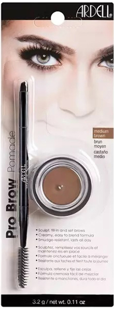 Pomada do brwi Ardell Brow Pomade Medium Brown (74764682710) - obraz 1