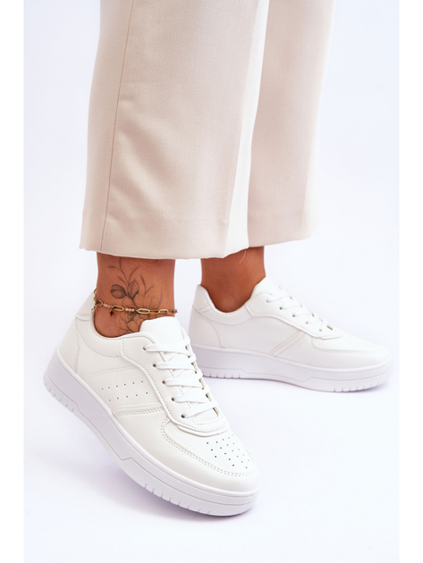 Sneakersy damskie z eko skóry Feel It 36 Białe (5905677123005) - obraz 4