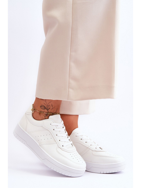 Sneakersy damskie z eko skóry Feel It 41 Białe (5905677123050) - obraz 5