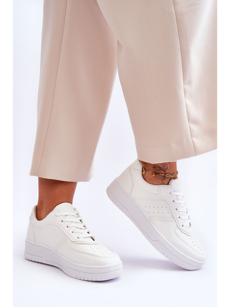 Sneakersy damskie z eko skóry Feel It 41 Białe (5905677123050) - obraz 7