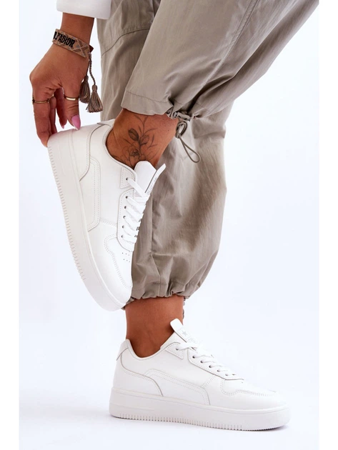 Жіночі кеди низькі Juliano 40 Білі (5905677009088) - зображення 3