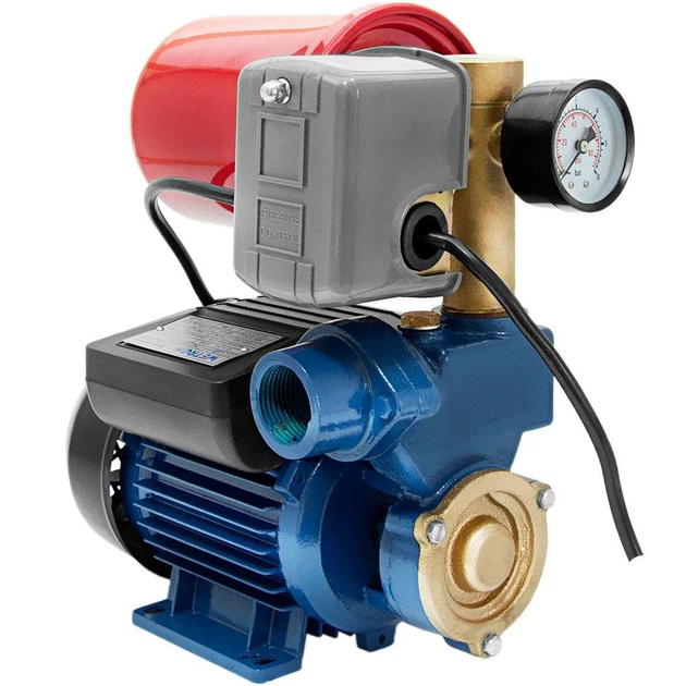 Станція 0.37 кВт Hmax 32 м Qmax 35 л/хв (вихровий насос) 1л WETRON AUTOGP125Z (776010) - Фото 2 Станція 0.37 кВт Hmax 32 м Qmax 35 л/хв (вихровий насос) 1л WETRON AUTOGP125Z (776010) - зображення 2