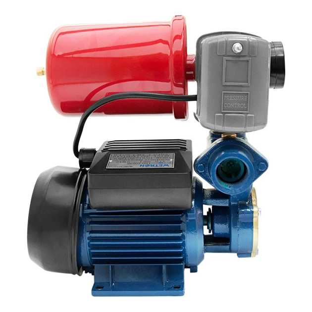 Станція 0.37 кВт Hmax 32 м Qmax 35 л/хв (вихровий насос) 1л WETRON AUTOGP125Z (776010) - Фото 4 Станція 0.37 кВт Hmax 32 м Qmax 35 л/хв (вихровий насос) 1л WETRON AUTOGP125Z (776010) - зображення 4