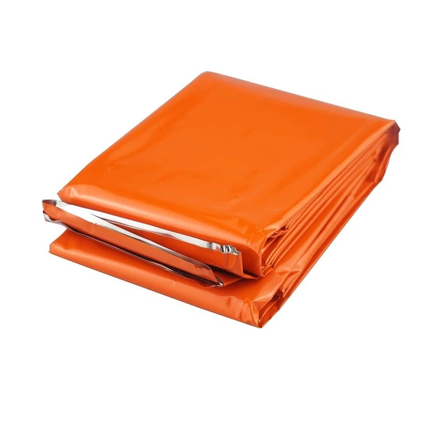 Термоковдра багаторазова Emergency Blanket 130x210см рятувальна термоковдра туристична (VS7006287) - изображение 5