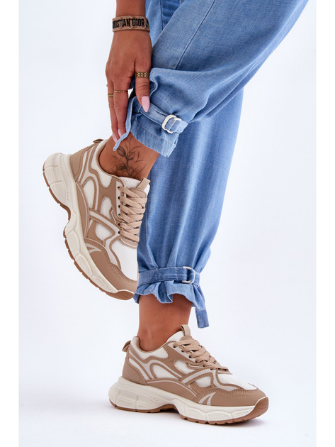 Жіночі кросівки Contiro 41 Бежеві (5905677437645) - зображення 2