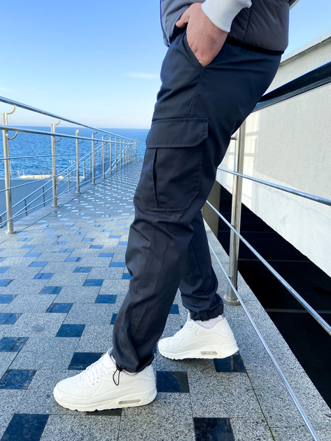 Мужские тактические штаны Карго весенние серые XXL - изображение 2