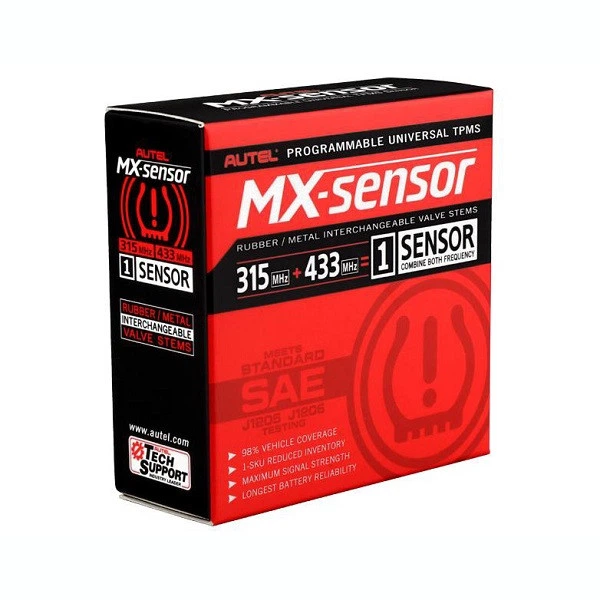 Датчик TPMS Autel MX 433 МГц + 315 МГц алюминий, универсальный, программируемый (3185) - изображение 4