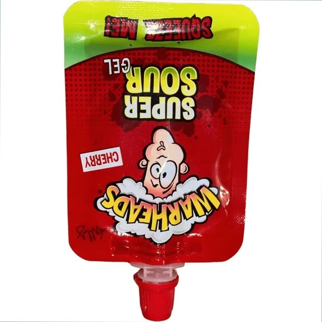 Рідка цукерка Warheads Super Sour Squeeze Me Gel 20 г Вишня - зображення 2