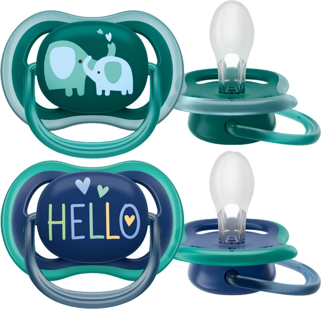 Пустушка Philips Avent Ultra Air 18+ міс 2 шт (SCF349/18) - Фото 1 Пустушка Philips Avent Ultra Air 18+ міс 2 шт (SCF349/18) - изображение 1