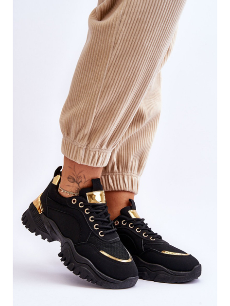 Sneakersy damskie Need It 39 Czarne (5905677117738) - obraz 4