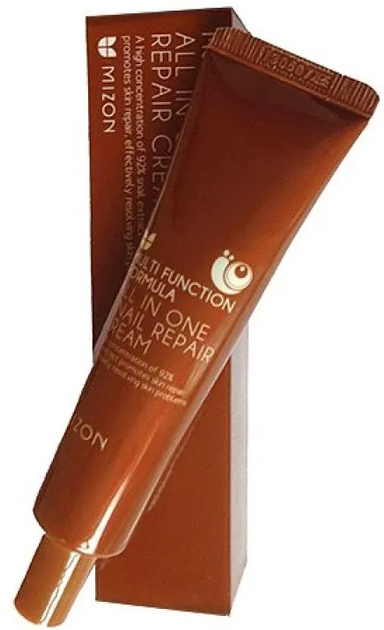 Krem do twarzy Mizon All In One Snail Repair Cream Tube 35 ml (8809663751647) - obraz 1