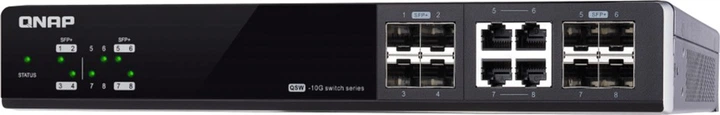 Комутатор QNAP QSW-M804-4C гігабітний (QSW-M804-4C) - зображення 3