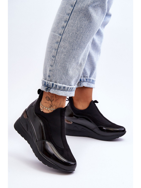 Damskie slip-ony Farro 41 Czarne (5905677426649) - obraz 2