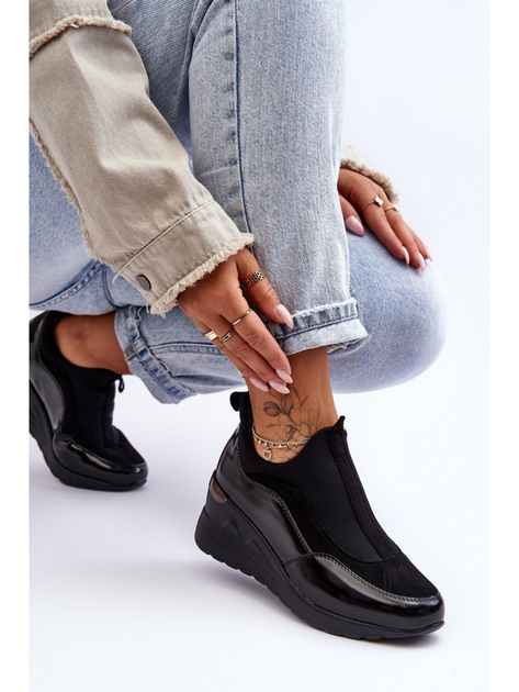 Damskie slip-ony Farro 41 Czarne (5905677426649) - obraz 5