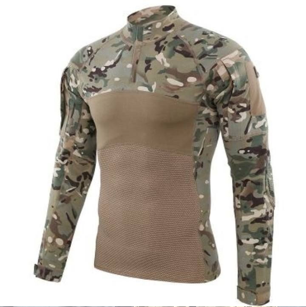 Тактическая кофта рубашка ubacs армейская боевая военная для ВСУ размер S цвет Мультикам - изображение 1