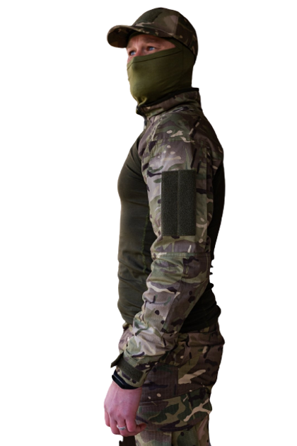Тактична сорочка ubacs армійська для ЗСУ розмір XL Хакі - зображення 2
