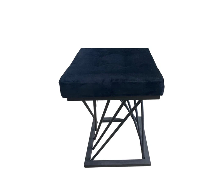 Табурет KOMODO black в стиле loft мягкий - Фото 2 Табурет KOMODO black в стиле loft мягкий - изображение 2