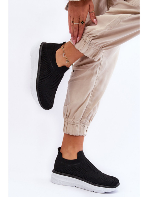 Buty wsuwane damskie Ferive 36 Czarne (5905677139464) - obraz 3