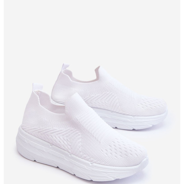 Damskie slip-ony Ferive 40 Białe (5905677139440) - obraz 5