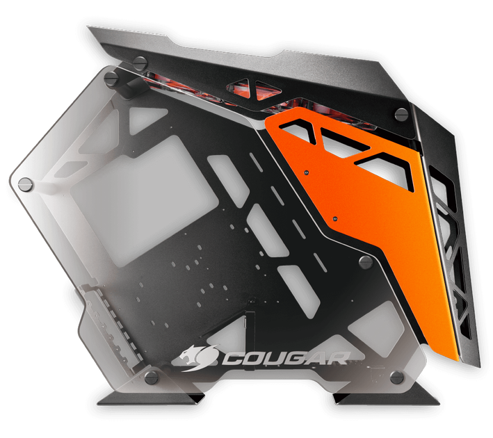 Obudowa Cougar Conquer Czarny/Pomarańczowy (CGR-5LMRO) - obraz 2