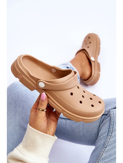 Chodaki damskie Rabios 40-41 Brązowe (5905677102215) - obraz 3